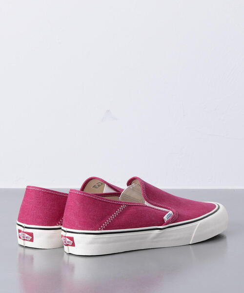 VANS（バンズ）の「＜VANS（バンズ）＞ スリッポン スニーカー◆（スリッポン・メンズ・ダークグリーン/ライム/レッド・8/7h/7/9/8h/9h/10）」の8枚目の写真