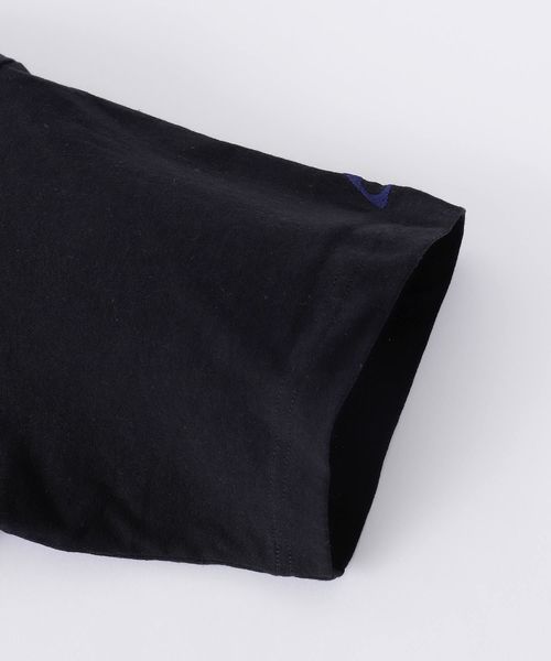 GERRY（ジェリー）の「GERRY/ジェリー MONO-MART別注 ビッグシルエットプリント半袖Tee 袖モチーフ刺繍（Tシャツ/カットソー・メンズ・ホワイト/ブラック/ネイビー/オレンジ/ライトパープル・FREE）」の6枚目の写真