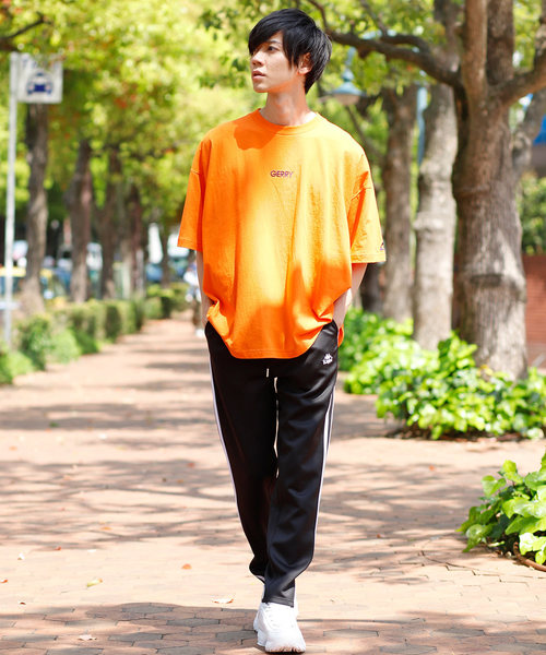 GERRY（ジェリー）の「GERRY/ジェリー MONO-MART別注 ビッグシルエットプリント半袖Tee 袖モチーフ刺繍（Tシャツ/カットソー・メンズ・ホワイト/ブラック/ネイビー/オレンジ/ライトパープル・FREE）」の16枚目の写真