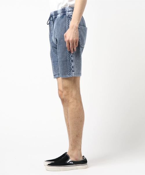 VIBGYOR(ヴィブジョー)の「VIBGYOR SELECT/ ニットショートパンツ (RM)(その他パンツ・メンズ・ホワイト/ブラック/サックスブルー/インディゴブルー・MEDIUM/LARGE)」の6枚目の写真