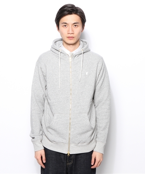 coen(コーエン)の「ウラケハイジップパーカー(パーカー・メンズ・グレー/ネイビー/ホワイト・MEDIUM/LARGE/SMALL/X-LARGE)」の8枚目の写真