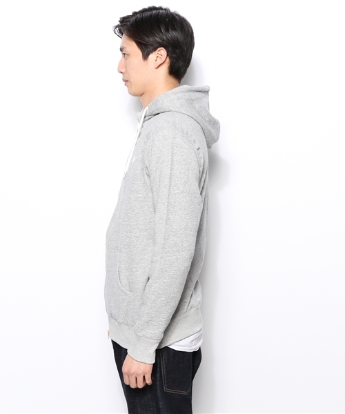 coen(コーエン)の「ウラケハイジップパーカー(パーカー・メンズ・グレー/ネイビー/ホワイト・MEDIUM/LARGE/SMALL/X-LARGE)」の9枚目の写真