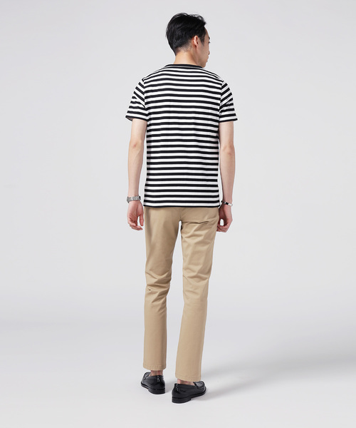 ZOZO（ゾゾ）の「中細ボーダーTシャツ[MEN]（Tシャツ/カットソー・メンズ・ホワイト×ブラック/ホワイト×ネイビー・マルチサイズ）」の11枚目の写真