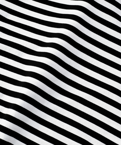 ZOZO（ゾゾ）の「中細ボーダーTシャツ[MEN]（Tシャツ/カットソー・メンズ・ホワイト×ブラック/ホワイト×ネイビー・マルチサイズ）」の5枚目の写真