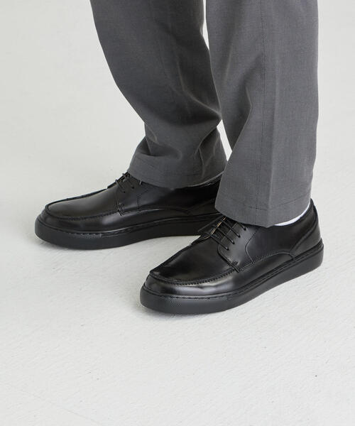 green label relaxing(グリーンレーベルリラクシング)の「SC GLR レザー Uチップ ドレススニーカー(ドレスシューズ・メンズ・ブラック・10/8h/9/8/7h/9h)」の3枚目の写真