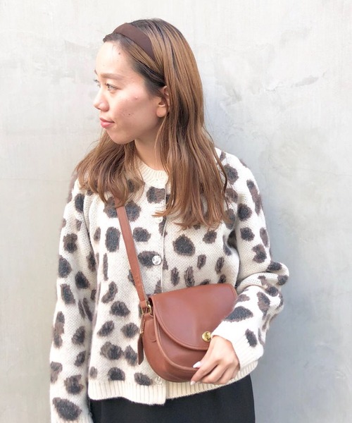 flower（フラワー）の「スウィートパターンカーディガン（カーディガン/ボレロ・レディース・ベージュ/アイボリー・FREE）」の2枚目の写真