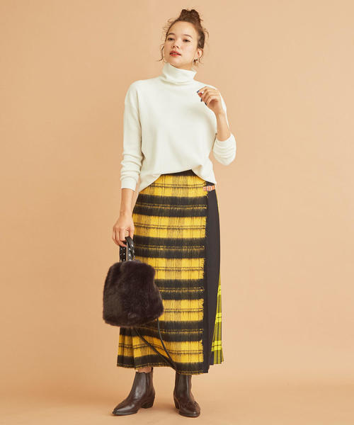 BEAUTY&YOUTH UNITED ARROWS（ビューティーアンドユースユナイテッドアローズ）の「BY∴ フルニードルタートルネックニット -ウォッシャブル-о（ニット/セーター・レディース・ベージュ/ブラック/ホワイト/レッド・FREE）」の17枚目の写真