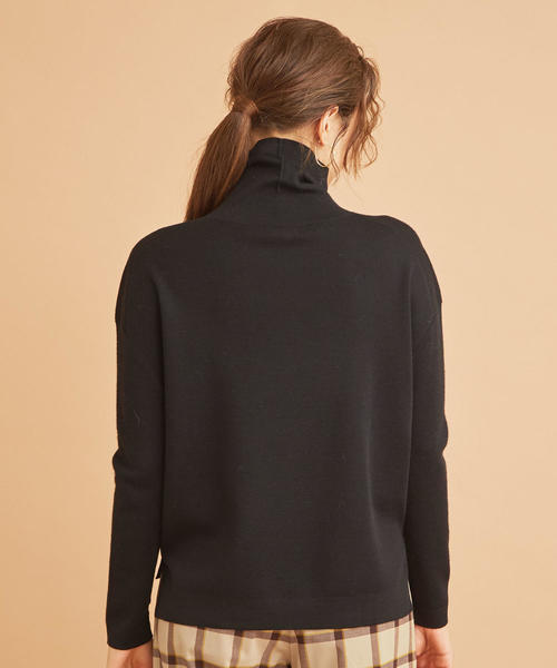 BEAUTY&YOUTH UNITED ARROWS（ビューティーアンドユースユナイテッドアローズ）の「BY∴ フルニードルタートルネックニット -ウォッシャブル-о（ニット/セーター・レディース・ベージュ/ブラック/ホワイト/レッド・FREE）」の11枚目の写真