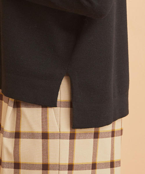 BEAUTY&YOUTH UNITED ARROWS（ビューティーアンドユースユナイテッドアローズ）の「BY∴ フルニードルタートルネックニット -ウォッシャブル-о（ニット/セーター・レディース・ベージュ/ブラック/ホワイト/レッド・FREE）」の8枚目の写真
