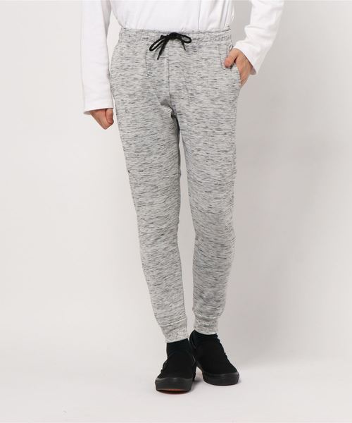 STYLEBLOCK(スタイルブロック)の「防風加工ZIPスウェットイージースキニージョガーパンツ(スウェットパンツ・メンズ・ブラック/グレー系その他/ホワイト系その他/杢グレー・M/LL/L)」の1枚目の写真