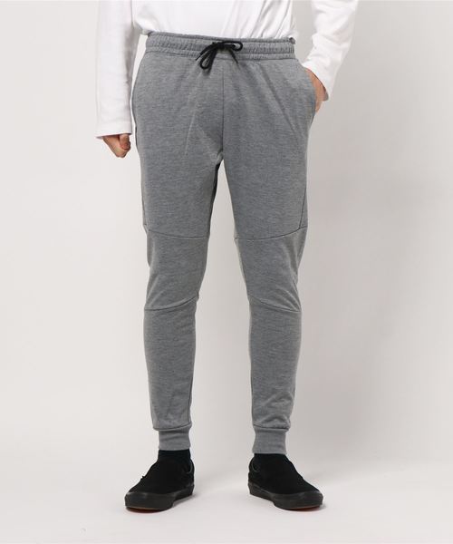 STYLEBLOCK(スタイルブロック)の「防風加工ZIPスウェットイージースキニージョガーパンツ(スウェットパンツ・メンズ・ブラック/グレー系その他/ホワイト系その他/杢グレー・M/LL/L)」の3枚目の写真
