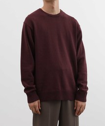 ADAM ET ROPE' | 【山形ニット】シルクコットン スウェットニット(ニット/セーター)