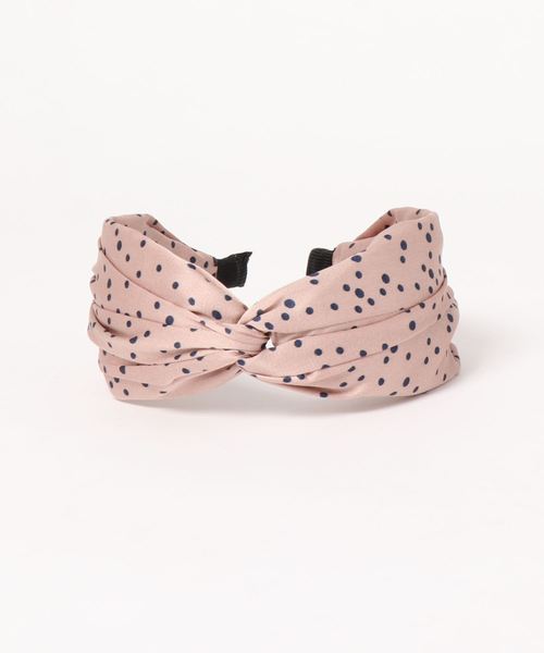 Fun & Daily（ファンアンドデイリー）の「F&D : スモールドットワイドカチューシャ（カチューシャ・レディース・ブラック/ブラウン/ベージュ/グリーン・FREE）」の5枚目の写真