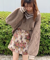 apres jour | ケーブルチルデンＶニット【ZOZOTOWN限定アイテム】(ニット/セーター)