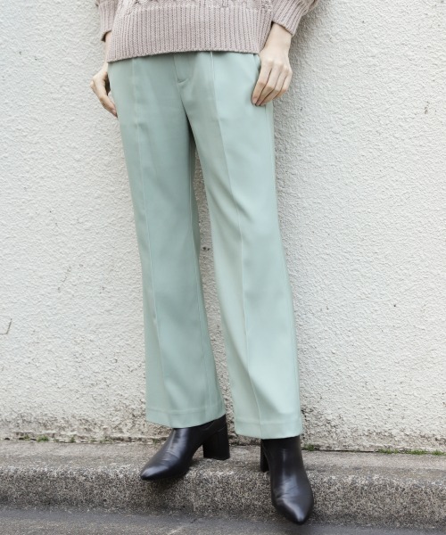 LOWRYS FARM（ローリーズファーム）の「カラーフレアパンツ　864429（その他パンツ・レディース・ブラック/ブラウン/ベージュ/アイボリー/ピンク/グリーン・MEDIUM/LARGE）」の5枚目の写真