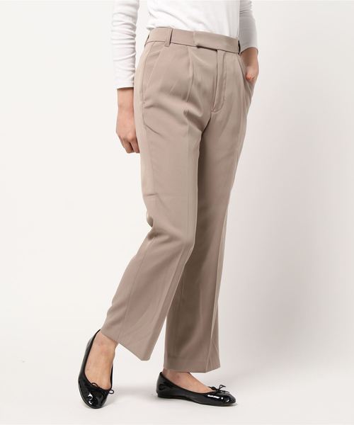 LOWRYS FARM（ローリーズファーム）の「カラーフレアパンツ　864429（その他パンツ・レディース・ブラック/ブラウン/ベージュ/アイボリー/ピンク/グリーン・MEDIUM/LARGE）」の9枚目の写真