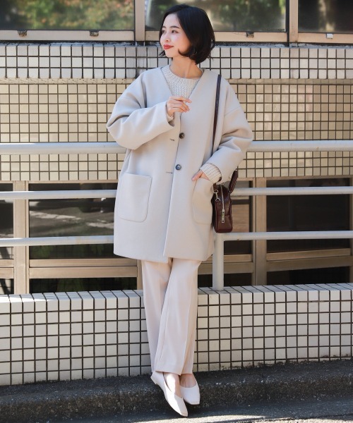 LOWRYS FARM（ローリーズファーム）の「カラーフレアパンツ　864429（その他パンツ・レディース・ブラック/ブラウン/ベージュ/アイボリー/ピンク/グリーン・MEDIUM/LARGE）」の15枚目の写真