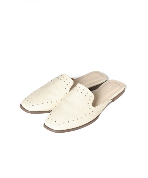 PAGEBOY（ページボーイ）の「スクエアフラットミュール（サンダル・レディース・ホワイト系その他/ブラック/ダークブラウン・MEDIUM/LARGE/SMALL）」の16枚目の写真