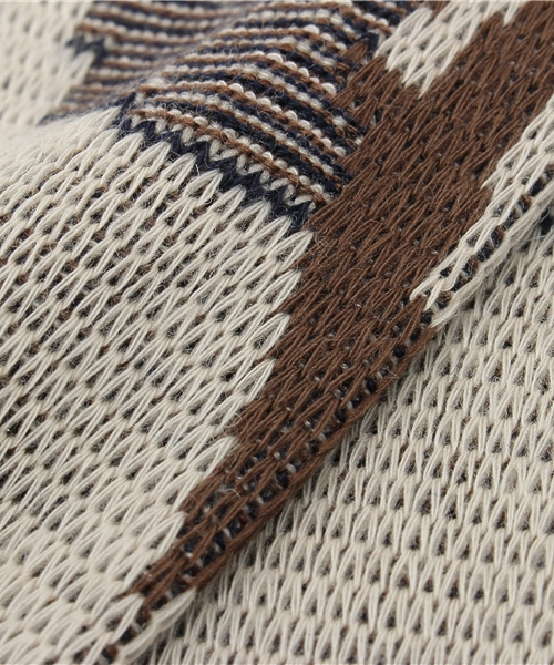 martinique（マルティニーク）の「MARCOMONDO/カモフラージュ柄ソックス（ソックス/靴下・メンズ・ネイビー/バーガンディー・FREE）」の5枚目の写真