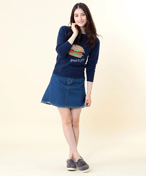 B:MING by BEAMS（ビーミングバイビームス）の「□B Lee×B:MING / 別注デニムスカート（デニムスカート・レディース・ブルー/インディゴブルー・MEDIUM/SMALL）」の19枚目の写真