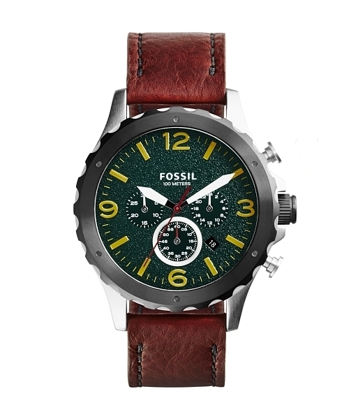 FOSSIL(フォッシル)の「NATE JR1466(アナログ腕時計・メンズ・ブラウン系その他・FREE)」の1枚目の写真