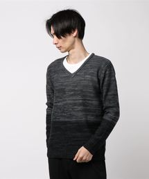 《Bling Leads》ボーダーニット＆ ロングTシャツ　アンサンブルセット