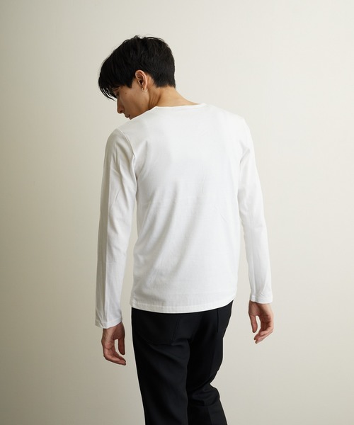 Bling Leads（ブリングリーズ）の「《Bling Leads》ボーダーニット＆ ロングTシャツ　アンサンブルセット（アンサンブル・メンズ・ブラック系その他/レッド系その他/グレー系その他/ブラック系その他2/ブルー系その他2/グレー系その他2/レッド系その他2/ブルー系その他・LARGE/MEDIUM/X-LARGE）」の9枚目の写真