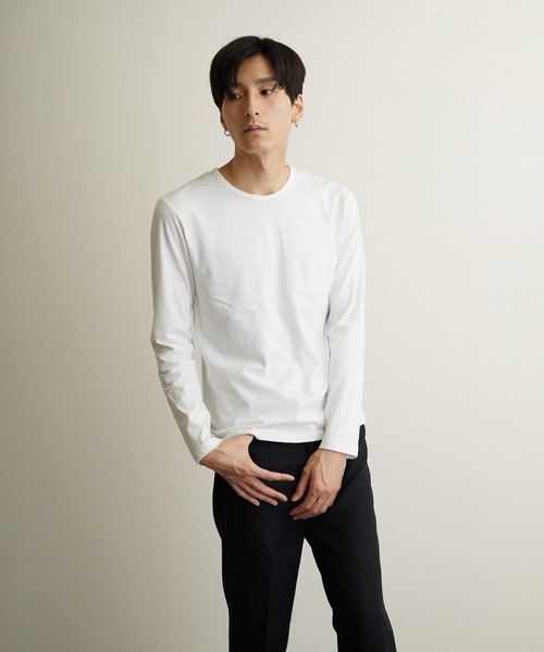 Bling Leads（ブリングリーズ）の「《Bling Leads》ボーダーニット＆ ロングTシャツ　アンサンブルセット（アンサンブル・メンズ・ブラック系その他/レッド系その他/グレー系その他/ブラック系その他2/ブルー系その他2/グレー系その他2/レッド系その他2/ブルー系その他・LARGE/MEDIUM/X-LARGE）」の16枚目の写真