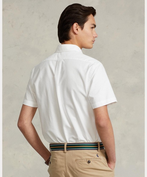 POLO RALPH LAUREN（ポロ ラルフ ローレン）の「クラシック フィット オックスフォード シャツ（シャツ/ブラウス・メンズ・ホワイト・LARGE/MEDIUM/SMALL/X-SMALL/X-LARGE/XX-LARGE）」の4枚目の写真