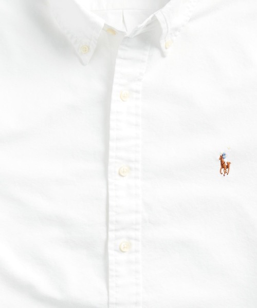 POLO RALPH LAUREN（ポロ ラルフ ローレン）の「クラシック フィット オックスフォード シャツ（シャツ/ブラウス・メンズ・ホワイト・LARGE/MEDIUM/SMALL/X-SMALL/X-LARGE/XX-LARGE）」の6枚目の写真