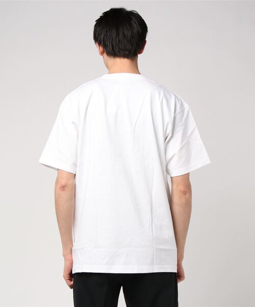 DOUBLE STEAL(ダブルスティール)の「Mountain Heavy Tシャツ(Tシャツ/カットソー・メンズ・アーミー/ホワイト×グリーン/ホワイト×パープル/ブラック×グリーン/ブラック×パープル・X-LARGE/MEDIUM/LARGE/XX-LARGE)」の7枚目の写真