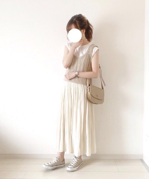 Mysa&Liina（ミーサリーナ）の「テープヤーンビスチェTシャツSET（Tシャツ/カットソー・レディース・ブラック/ベージュ/イエロー・M）」の9枚目の写真