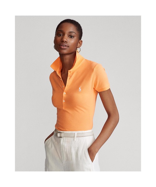 スリム フィット ストレッチ ポロシャツ（ポロシャツ）｜POLO RALPH