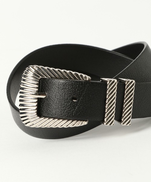 PAGEBOY（ページボーイ）の「モードバックルベルト（ベルト・レディース・ブラック/ブラウン/パイソン・FREE）」の9枚目の写真