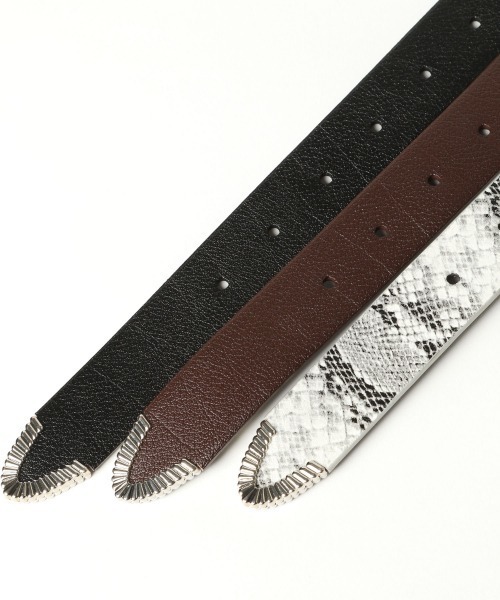 PAGEBOY（ページボーイ）の「モードバックルベルト（ベルト・レディース・ブラック/ブラウン/パイソン・FREE）」の11枚目の写真