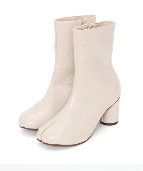 VIVIAN（ヴィヴィアン）の「足袋デザインミドルブーツ　タビブーツ（ブーツ・レディース・ブラック/ダークブラウン/アイボリー/シルバー・S/M/L/LL）」の22枚目の写真