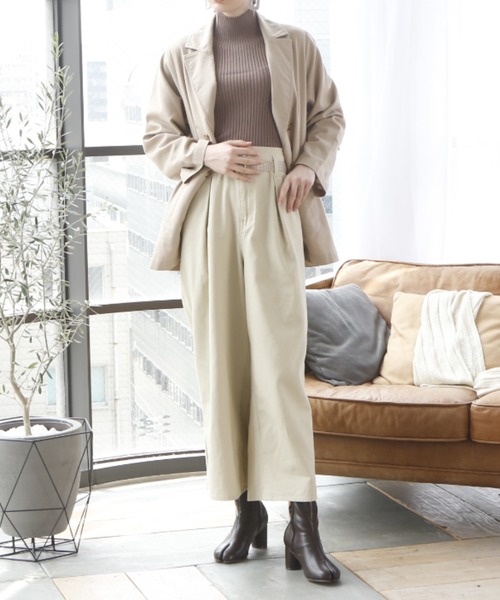 VIVIAN（ヴィヴィアン）の「足袋デザインミドルブーツ　タビブーツ（ブーツ・レディース・ブラック/ダークブラウン/アイボリー/シルバー・S/M/L/LL）」の18枚目の写真