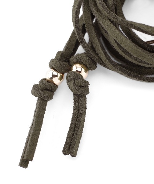 ANEMONE（アネモネ）の「タイトポニーフック[スエード]（ヘアゴム・レディース・ブラウン/カーキ/ベージュ・FREE）」の7枚目の写真