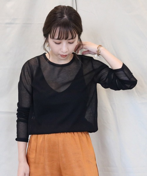 CAPRICIEUX LE'MAGE（カプリシューレマージュ）の「シアーニット