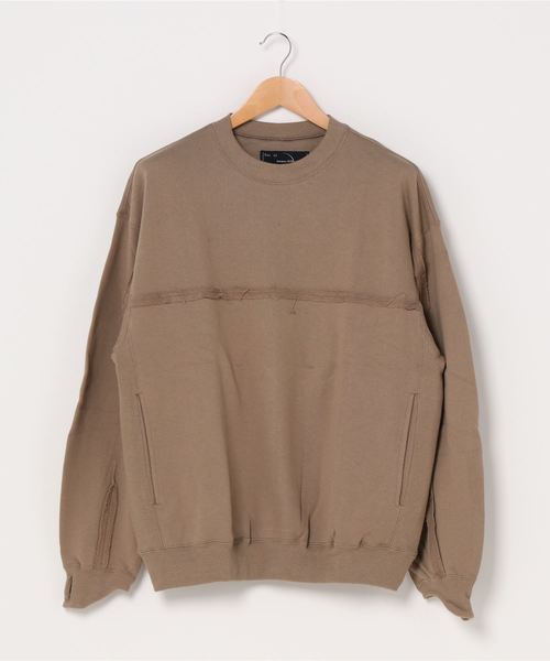 セール Meanswhile ミーンズワイル Crack Sweat Shirts クラックスウェットシャツ Mw Ct5 スウェット Meanswhile ミーンズワイル のファッション通販 Zozotown