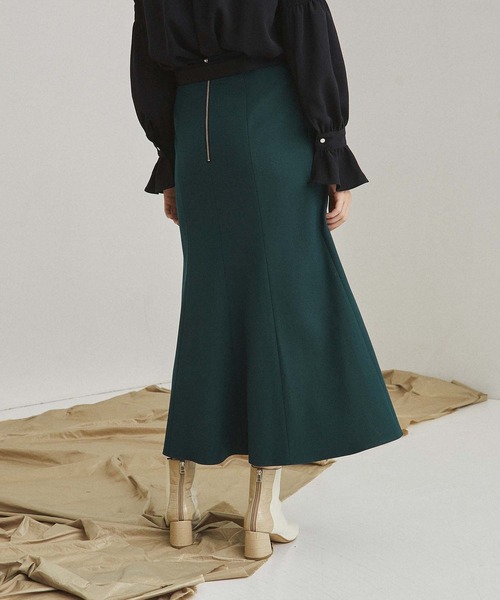UNITED TOKYO（ユナイテッドトウキョウ）の「マーメイドフレアスカート（スカート・レディース・グリーン/マルチ/ブラック・1/2）」の21枚目の写真