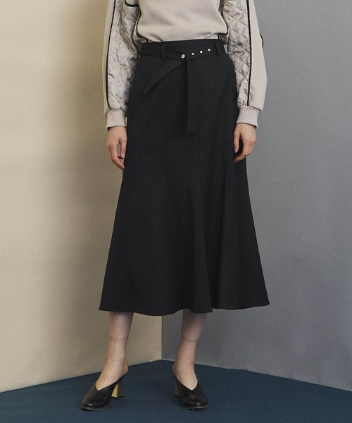 UNITED TOKYO（ユナイテッドトウキョウ）の「マーメイドフレアスカート（スカート・レディース・グリーン/マルチ/ブラック・1/2）」の7枚目の写真