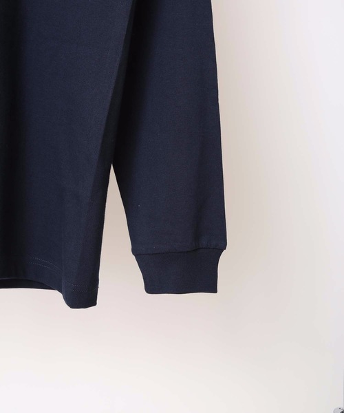 HANES(ヘインズ)の「【HANES/ヘインズ】【2枚セット】BEEFY ビーフィー ロングスリーブTシャツ 2枚組 ロンT ヘビーウェイト 厚手で透けない 1枚着・インナー兼用 ユニセックス(Tシャツ/カットソー・メンズ・ホワイト/グレー/ブラック/ネイビー/チャコールグレー・SMALL/MEDIUM/LARGE/X-LARGE/X-SMALL)」の6枚目の写真