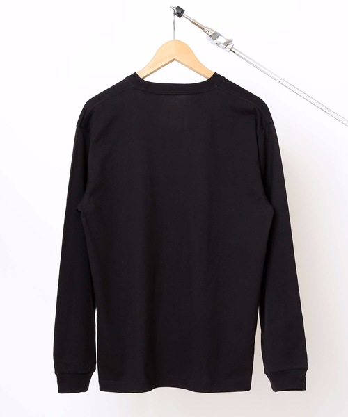 HANES(ヘインズ)の「【HANES/ヘインズ】【2枚セット】BEEFY ビーフィー ロングスリーブTシャツ 2枚組 ロンT ヘビーウェイト 厚手で透けない 1枚着・インナー兼用 ユニセックス(Tシャツ/カットソー・メンズ・ホワイト/グレー/ブラック/ネイビー/チャコールグレー・SMALL/MEDIUM/LARGE/X-LARGE/X-SMALL)」の18枚目の写真