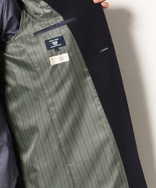 COMME CA DU MODE 日本製ブラック チェスターワイドウールコート trim_fce_item670cf10929b7b.jpg