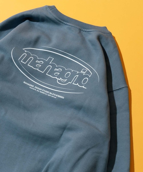 ★韓国人気★MAHAGRID★OVAL LOGO SWEATSHIRT mahagrid/マハグリッド』OVAL LOGO HOODIE/オーバルロゴ