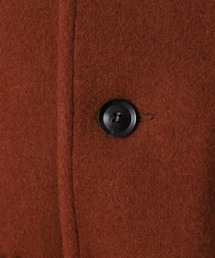 DANTON ダントン ウールモッサカラーレスVネックジャケットコート DANTON（ダントン）の「【DANTON/ダントン】ウールモッサ カラー