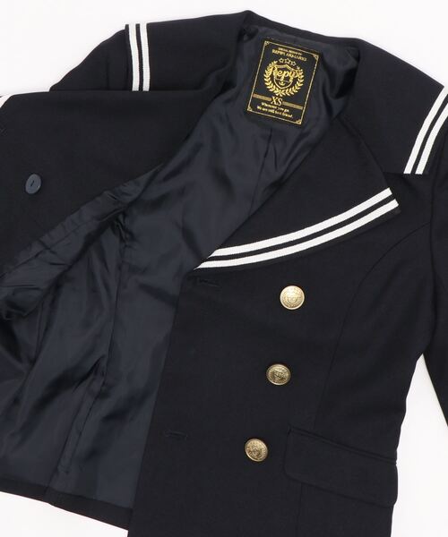 レピピアルマリオ　セーラー　卒服　160 ネイビー　金ボタン repipi 卒服卒業式セーラー襟150 160