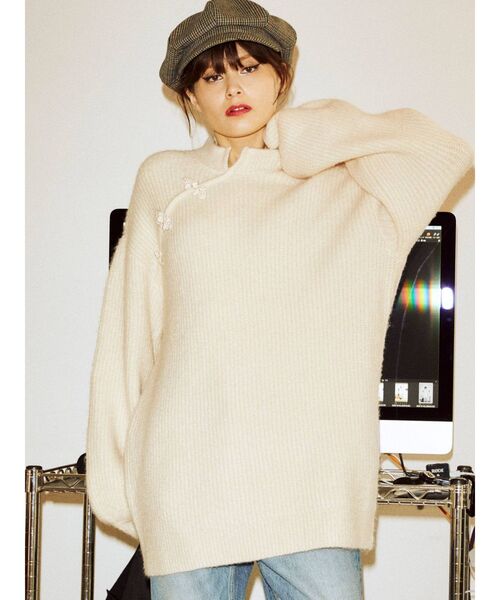 jouetie（ジュエティ）の「チャイナニット（ニット/セーター）」 - WEAR