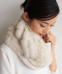 BEAUTY&YOUTH UNITED ARROWS | 【予約】BYTF ニット×ラビットファースヌード∵§(ストール/ショール)